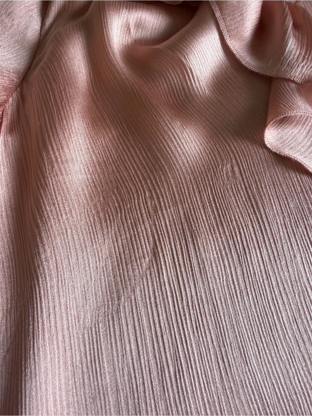 Ulla Johnson Ruffled Silk Peplum Blouse - Dusty Rose Size 0 - Picture 6 of 16
